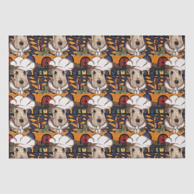 Airedale  Terrier  Tissue Paper (Front)