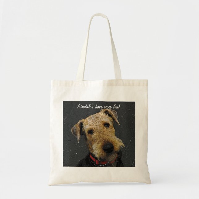 Airedale Terrier Tote Bag (Front)