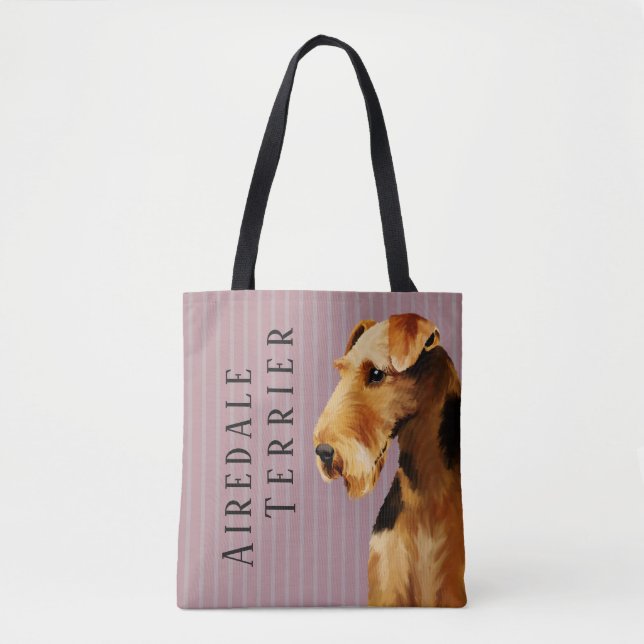 Airedale Terrier Tote Bag (Front)