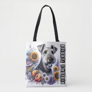 Airedale Terrier Tote Bag