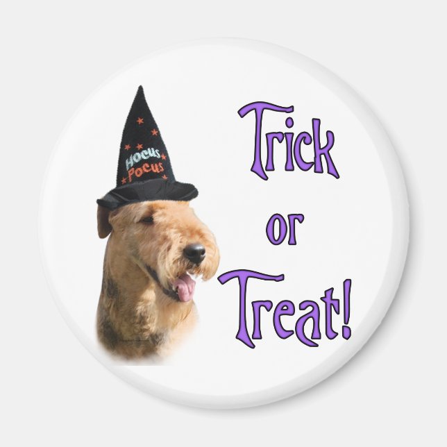 Airedale Terrier Trick Magnet (Front)