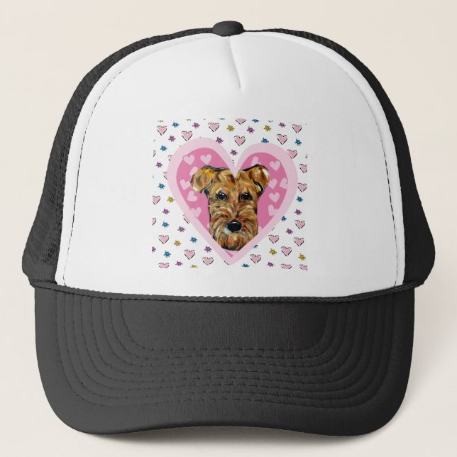 AIREDALE TERRIER TRUCKER HAT (Front)