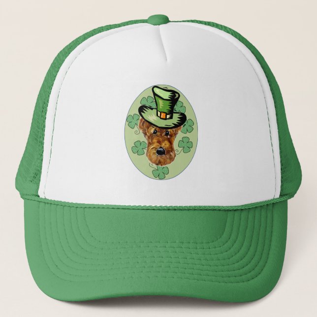 AIREDALE TERRIER TRUCKER HAT (Front)