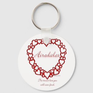 Airedale Terrier True Love - Keychain