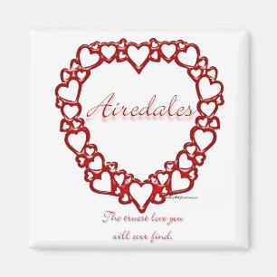 Airedale Terrier True Love Magnet
