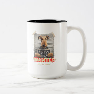 Airedale Terrier  Two-Tone Coffee Mug