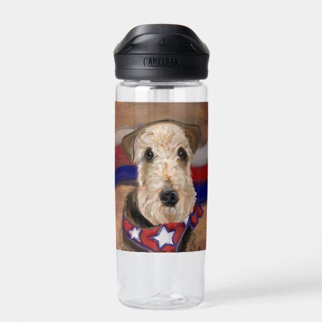  AIREDALE TERRIER        WATER BOTTLE (Back)