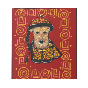 Airedale Terrier Year of the Dog Notepad
