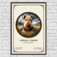 Airedale Terrier Zoology Series