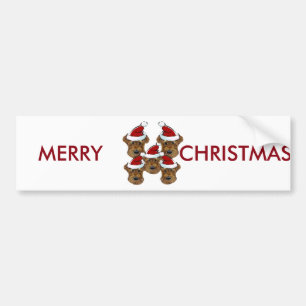 AIREDALE TERRIERS BUMPER STICKER