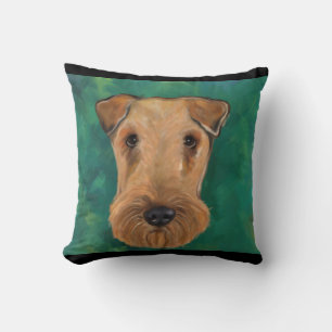 Airedale Terriers Cushion