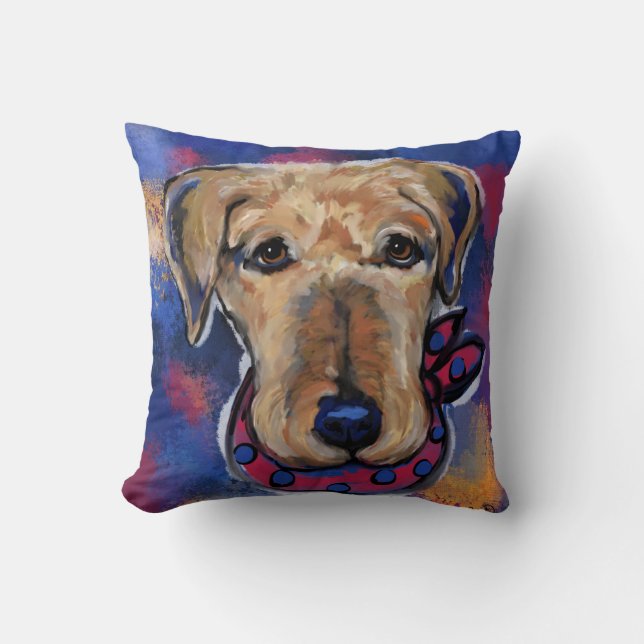Airedale Terriers   Cushion (Front)