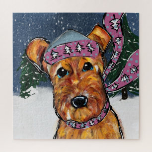 Airedale Terriers Jigsaw Puzzle