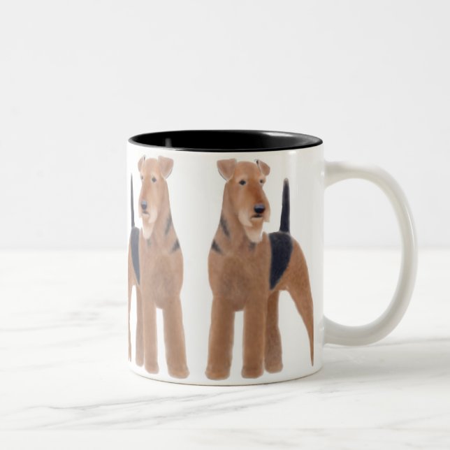 Airedale Terriers Mug (Right)