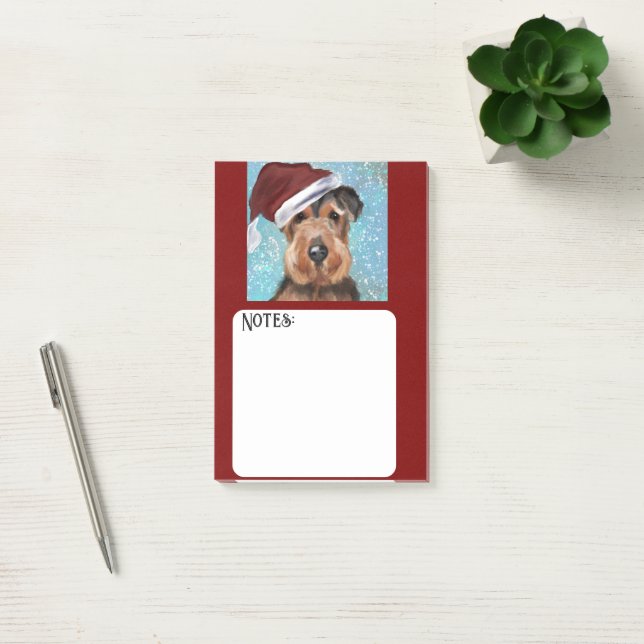 AIREDALE TERRIERS POST-IT NOTES (Office)
