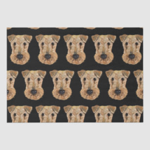 AIREDALE TERRIERS TISSUE PAPER
