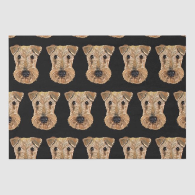 AIREDALE TERRIERS   TISSUE PAPER (Front)