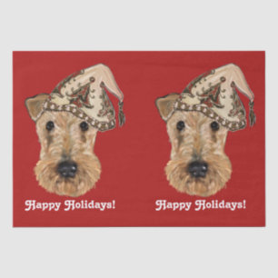 AIREDALE TERRIERS TISSUE PAPER