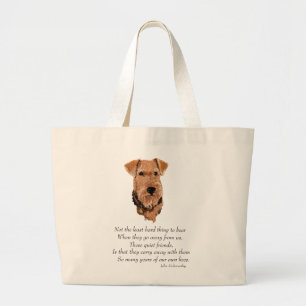 Airedale, Welsh, Lakeland Terrier Keepsake Large Tote Bag