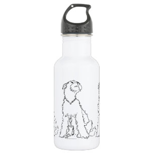 Airedale, Welsh or Lakeland Terrier Happiness 532 Ml Water Bottle