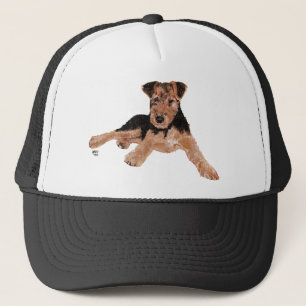 Airedale / Welsh Terrier Puppy Trucker Hat
