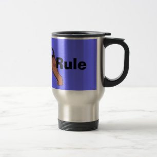 Airedales Rule Travel Mug