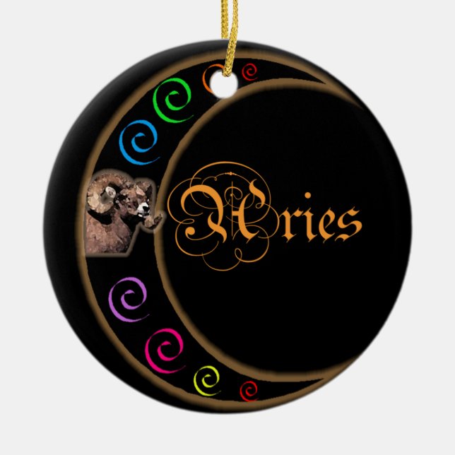 Aires Ceramic Tree Decoration (Front)