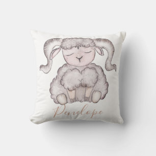 Aires Ram Monogram Lumbar Pillow