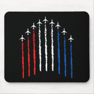Airforce Flyover 4th Of July Mouse Mat