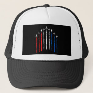 Airforce Flyover  4th Of July Trucker Hat