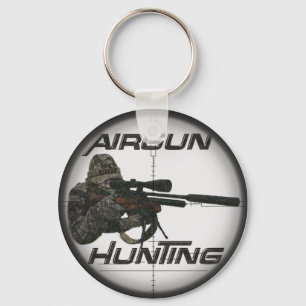 Airgun hunting logo hat key ring