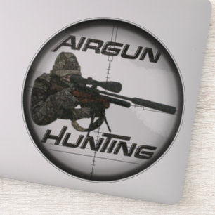 Airgun hunting logo Sticker