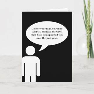 airing of grievances FESTIVUS Holiday Card