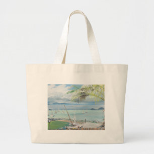 Airlie Beach Australia. 1998 Large Tote Bag