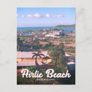 Airlie Beach Vintage Effect Postcard