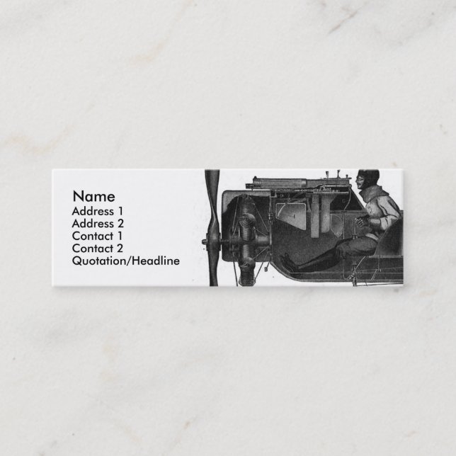 Airline Industry Business Card (Front)