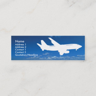 Airline Industry business card template