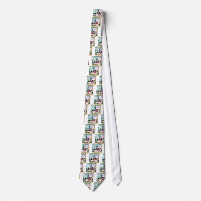Airline LifeCoach Class Funny Tie (Front)