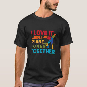 Airline Pilot Pun Plane Comes Together Aircraft Pi T-Shirt
