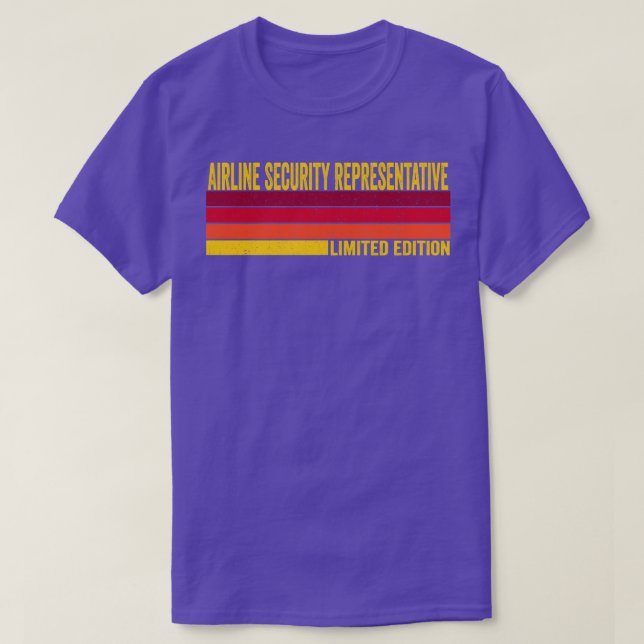 Airline Security Representative T-Shirt (Design Front)