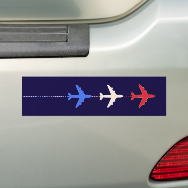airlines aeroplanes bumper sticker (On Car)