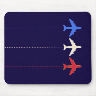 airlines aeroplanes mouse mat