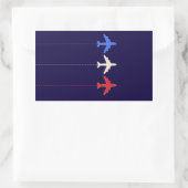 airlines aeroplanes rectangular sticker (Bag)