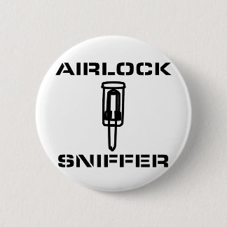 Airlock Sniffer 6 Cm Round Badge