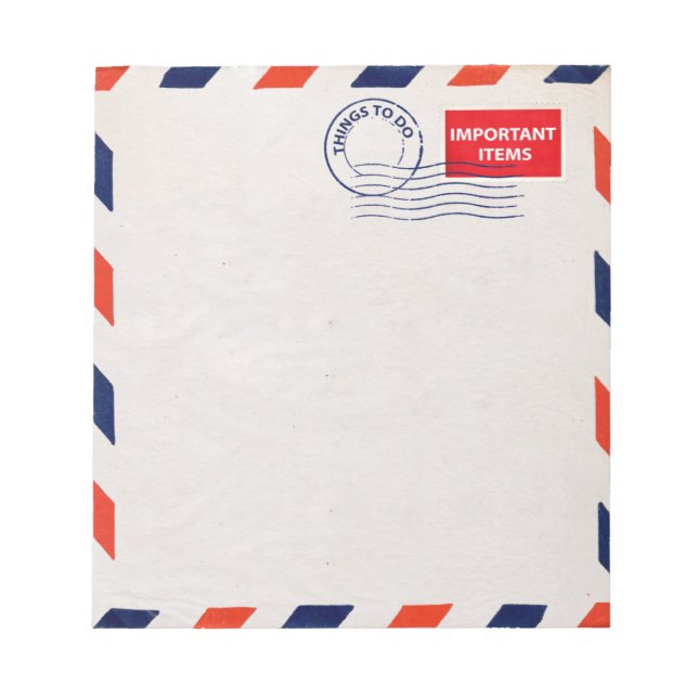 airmail note pad (Front)