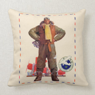 Airmail Pilot Cushion