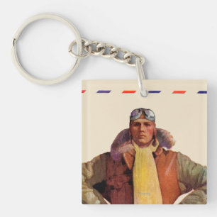 Airmail Pilot Key Ring