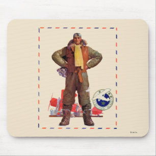 Airmail Pilot Mouse Mat