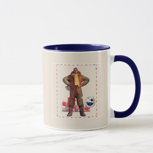 Airmail Pilot Mug (Right)