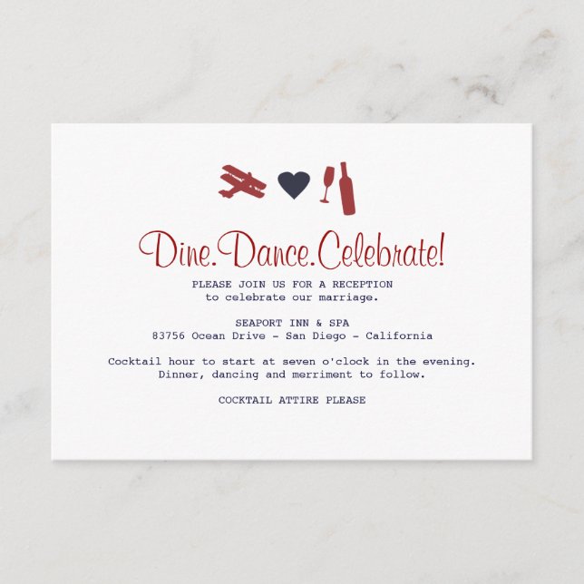 Airmail Reception Card (Front)